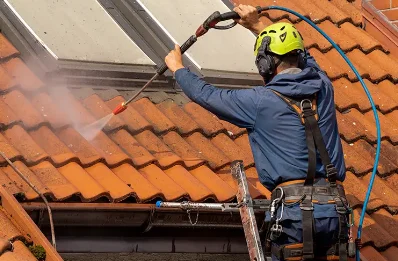 Démoussage et hydrofuge de toiture à Crésantignes